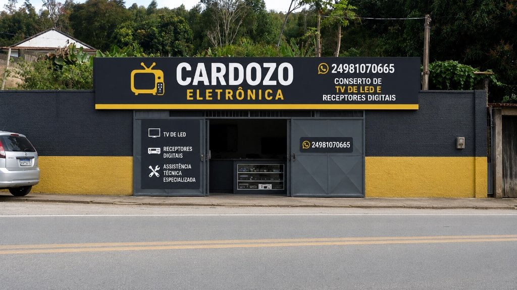 Conserto de TV na Cardozo Eletrônica